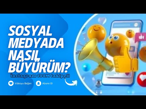 SOSYAL MEDYA HESAPLARINIZI NASIL YUKSELTİLEBİLİR? Organik hile (Ana bayiniz) interneten para kazanma