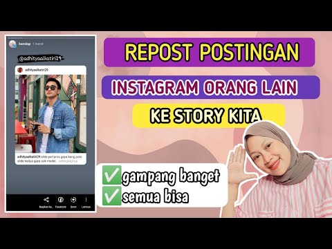 CARA REPOST POSTINGAN