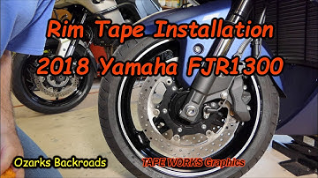 Installing Rim Tape on the 2018 Yamaha FJR1300