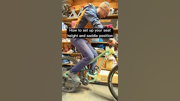 Thumbnail of How to set your seat height (30 second bike fit) #Shorts