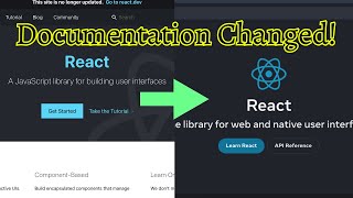 React Documentation Changed! | Tamil