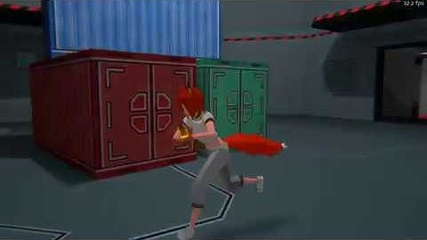 KITSUNETSUKI project: new move - slide #Panda3D #IndieGameDev