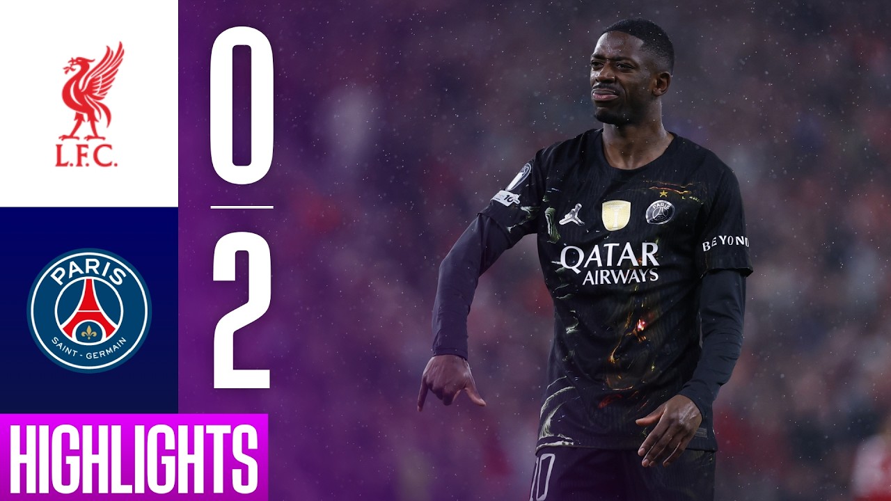 VICTOIRE À ANFIELD ❤️💙 ! Direction les demi-finales de la Ligue des Champions 🔜