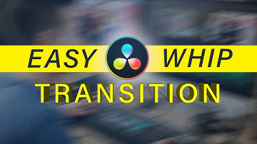 EASY whip TRANSITION in DaVinci Resolve 16