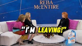 Reba Mcentire Storms Off Today With Jenna U0026 Friends Show After Heated Clash
