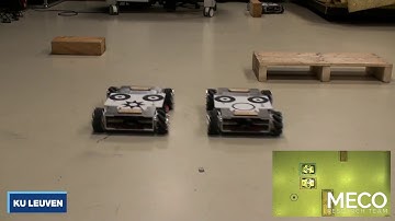 Online distributed motion planning - Experimental validation on a formation of ourbots