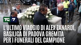 Alex Zanardi's final journey, Padua Basilica packed for the champion's funeral