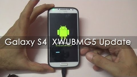 Samsung Galaxy S4 XWUBMG5 Firmware Update for GT-I9500