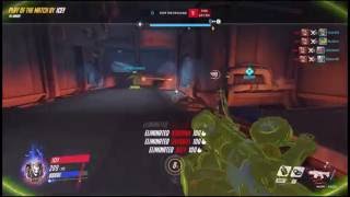 Overwatch Junkrat sextuple kill