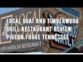 The Local Goat and Timberwood Grill Restaurant Review Pigeon Forge Tennessee