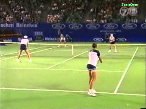 Martina Hingis & Anna Kournikova vs Lindsay Davenport & Natasha Zvereva 1999 Australian Open Ladies Doubles Final Highlights
