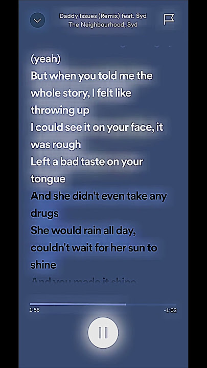 daddy issues (remix) #notmysound #spedup #lyrics #audioedit #tiktokaudio