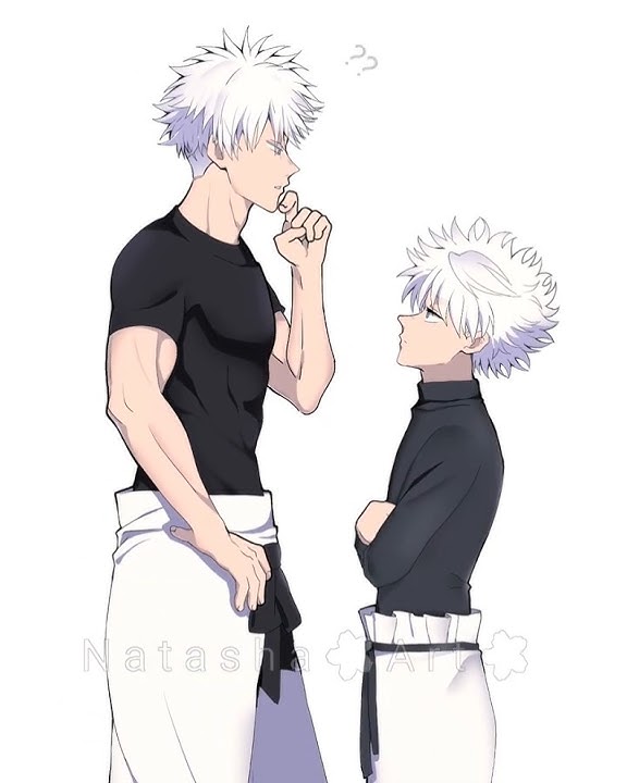 Who do you prefer more gojo or Killua?#jjk #hxh #shorts #animation