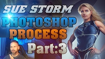 Sue Storm Photoshop Compositing Process: Part 3