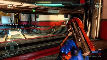 Halo 5 CTF kill streak (with a couple flag returns)