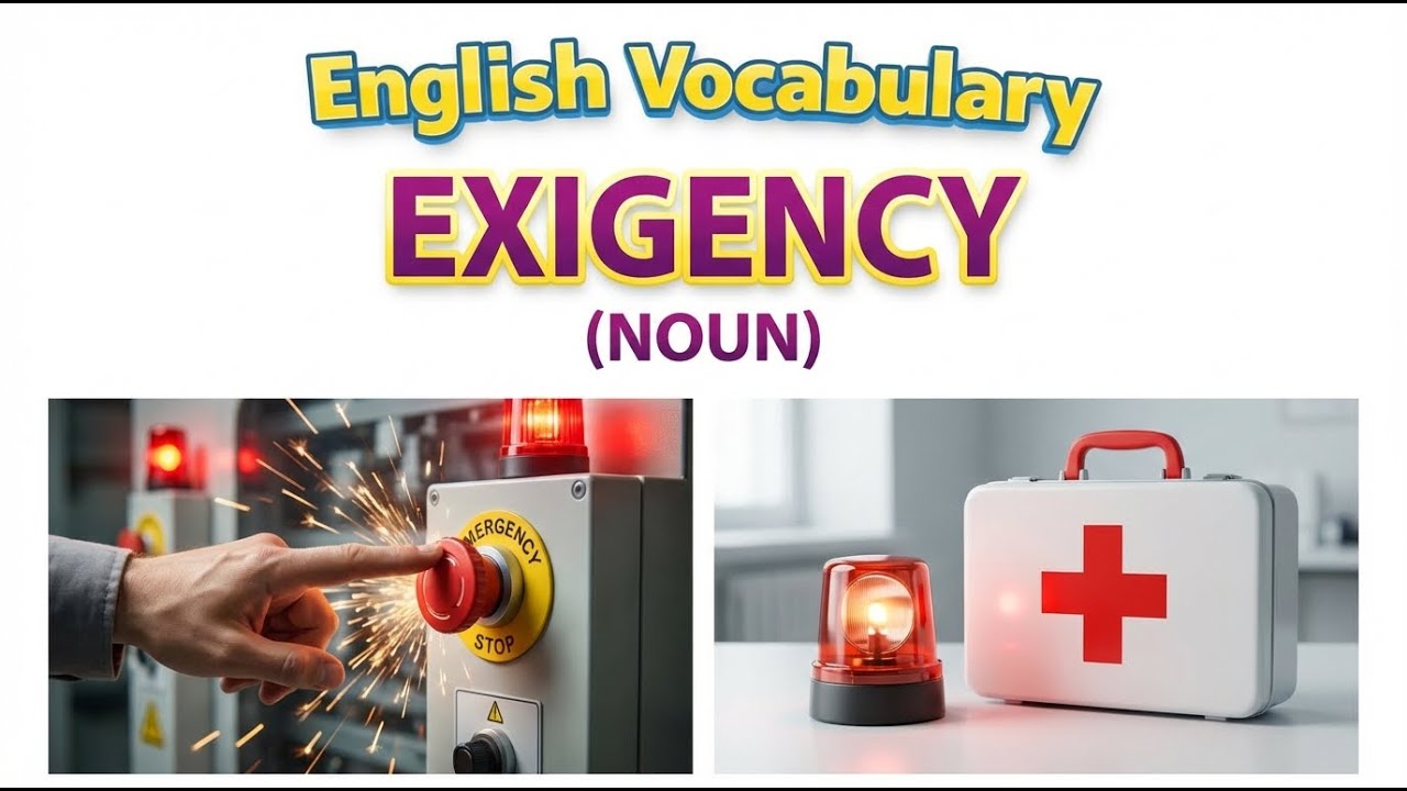 1050) Exigency ... word meaning, synonym, antonym .... English ...