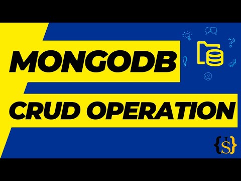 CRUD Operation in MongoDB | CREATE | READ | UPDATE | DELETE in one video