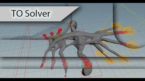 #Houdini Topology optimization node #asset #engineering #topology #optimization #bionic #design