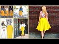 DIFERENTES LOOKS PARA COMBINAR TUS FALDAS COLOR AMARILLO Y MOSTAZA /VESTIDOS AMARILLOS