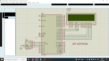 SPI EEPRROM 25aa010 Interface with 8051 in Proteus#shortsvideo #arduino #shortvideo #shorts #short 