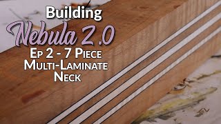 Ep 2 The Multi Laminate Neck  Making a Modern MultiScale Electro Acoustic Guitar