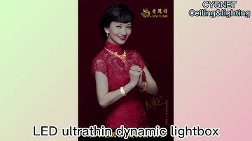 Flow motion animated lightbox, dynamic jewelry advertising project