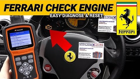 Ferrari Check F430 Engine Light Reset (Using Foxwell NT530 Plus)