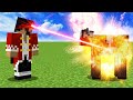 Minecraft But Mobs Explode When I Look At Them