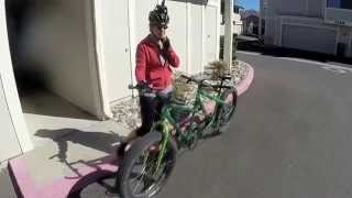 Fat Bike Tandem mountain bike Happy trail reno nevada ride bicycle built for two