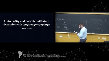 Nicolo Defenu: Universality and out-of-equilibrium dynamics with long-range... - Class 1 - Part 1