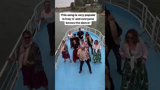 العراق iraq visitiraq travel baghdad Tourists learn Iraqi dance in the Tigris River in Mosul