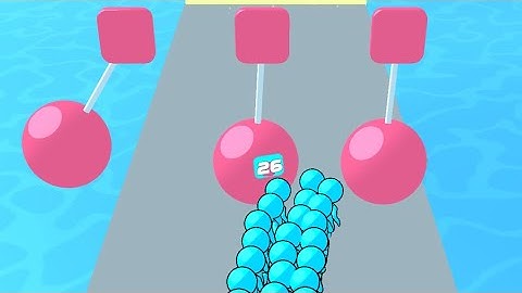 Runner Pusher - All Levels Gameplay Android, iOS