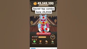 Memefi secret tap combo today | Level 7 | June 26,2024 #memefi #crypto #playtoearn #telegram