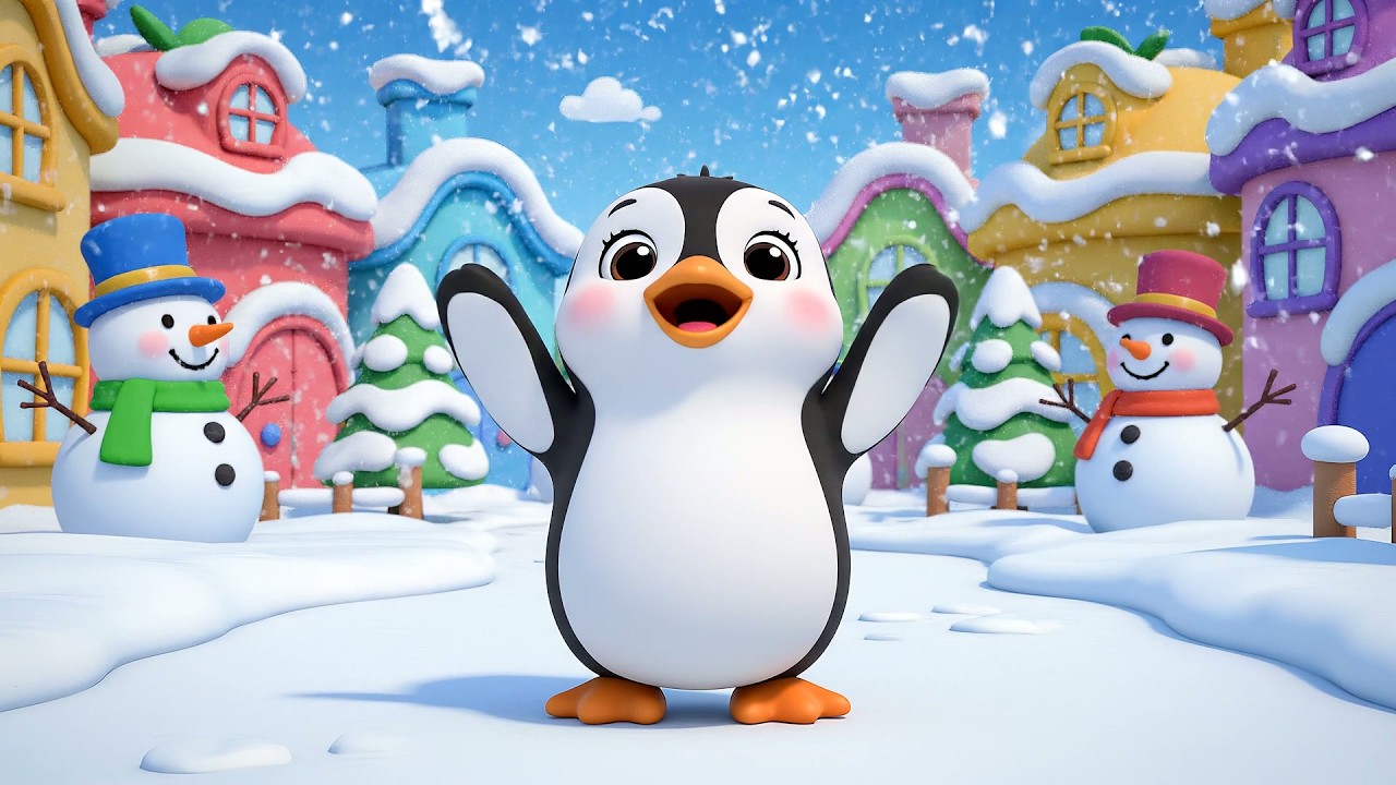 Dancing Penguin Wobbles Wiggle Wiggle Wo | Fun Antarctic Dance Song for ...