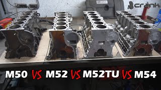 BMW M50 vs M52 vs M52TU vs M54