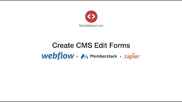 Create a Webflow edit form and populate fields from the CMS