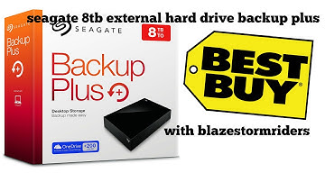 seagate 8tb  external hard drive backup plus unboxing
