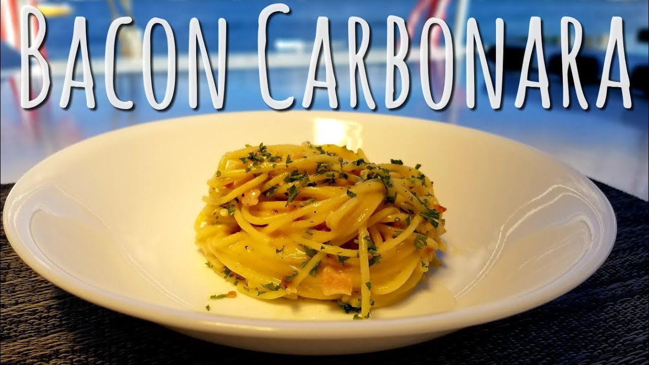 Cooking Onboard: Bacon Carbonara