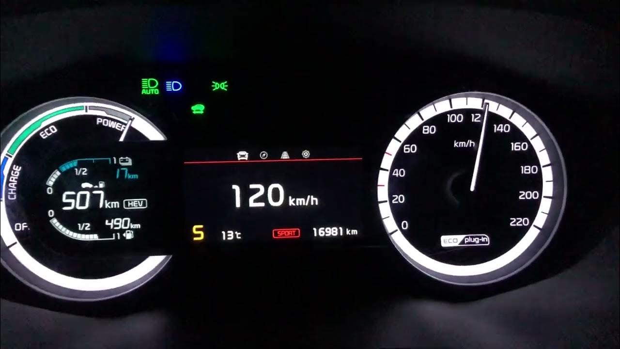 Kia Niro 1.6 gdi phev 2021 141hp 265nm 0100 0170 acceleration YouTube