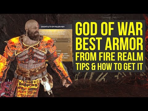 God of War Best Armor Sets FROM THE FIRE REALM - Tips & How To Get It (God of War 4 Best Armor)