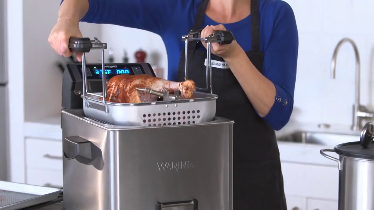 How to Deep Fry a Turkey with the Waring Digital Rotisserie Turkey