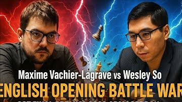 Maxime Vachier-Lagrave vs Wesley So ❗ CCT Final Prelims 2023 Armageddon ❗ English Opening Battle War