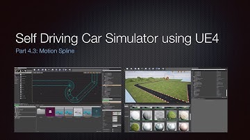 Self Driving Car Simulator using UE4: Part 4.3 Motion Splines