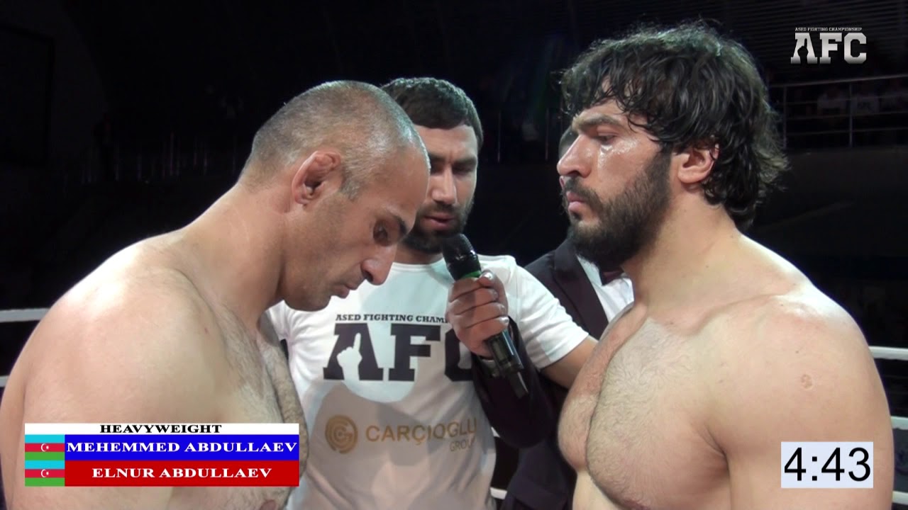 93+ KG - MEHEMMED ABDULLAEV (TT FIGHT CLUB) vs ELNUR ABDULLAEV  (UGHUR)  AFC 6