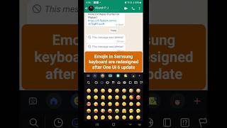 Samsung Emoji Keyboard redesigned in ONE UI 6 Update screenshot 5