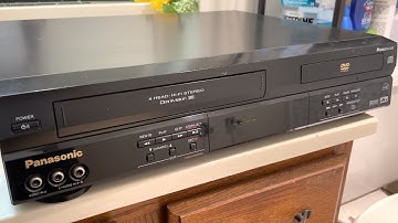 Panasonic PV-D4743 DVD/VHS VCR Combo Player - Black