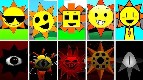 Incredibox - Sprunki but ONLY MR SUN in ALL Different Mods |