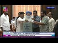 Former PM Manmohan Singh casts his vote for the Vice Presidential Election 2022