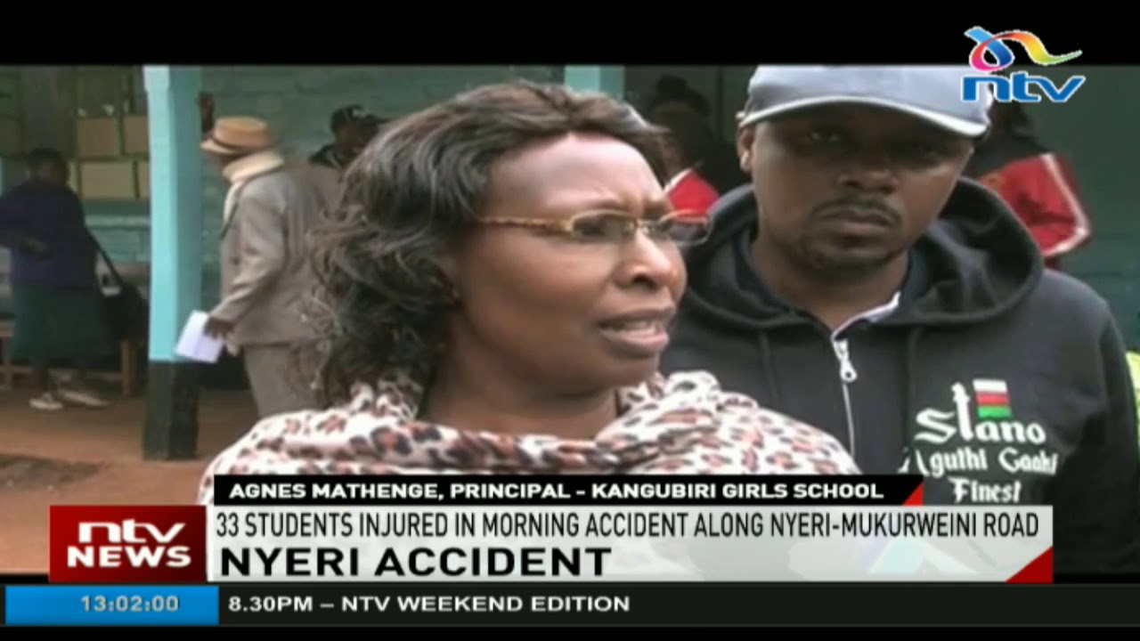 33 students injured in morning accident along Nyeri-Mukurweini road