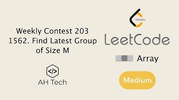 LeetCode 1562. Find Latest Group of Size M (Python)
